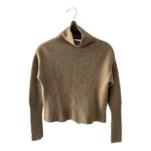 Wilfred Tan Turtleneck Wool Sweater XS